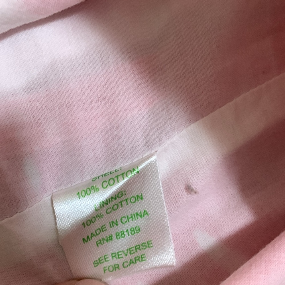 Lilly Pulitzer hot pink floral skirt woman size 8 lined cotton 16” long - Picture 8 of 8